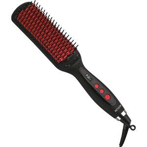 REVLON SmoothStay XL Hair Straightener Heated Brush Infused With Coconut Oil